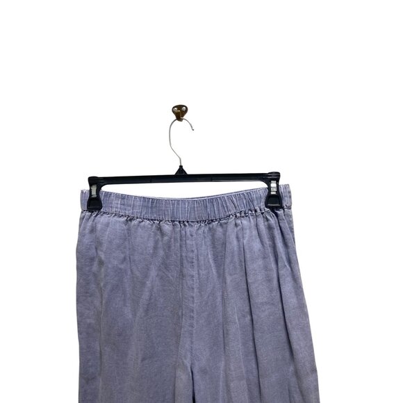 Sigrid Olsen Linen Pants Blue Size M - Picture 12 of 15